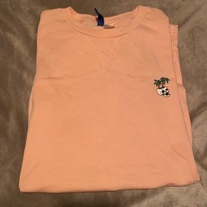H&M graphic tee light coral